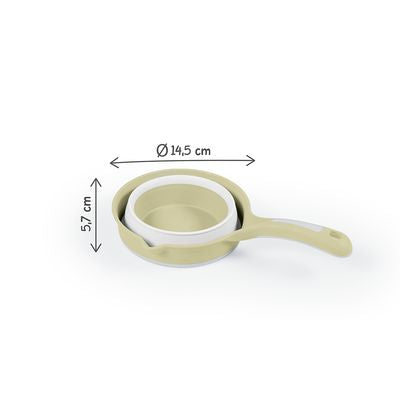 Vaso Plegable para Enjuage Verde