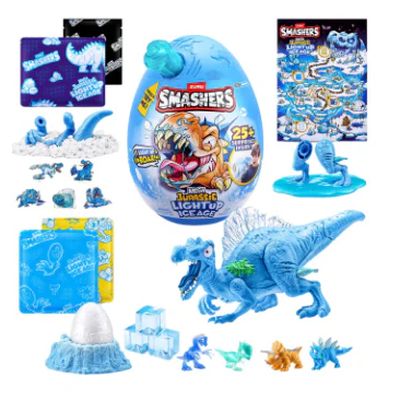 Smashers-Huevos Colecc Dino Ice Mega Egg