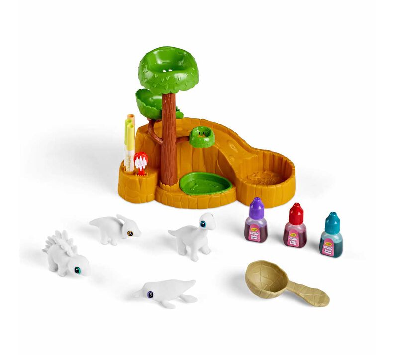 Set Juego Scribble Scrubbie Cascada Dinosaurio