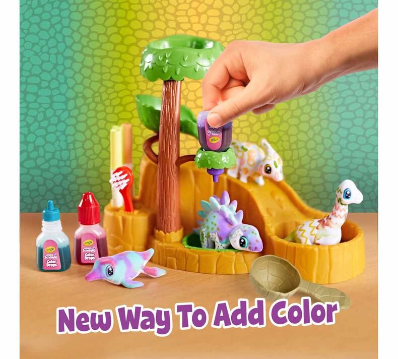 Set Juego Scribble Scrubbie Cascada Dinosaurio