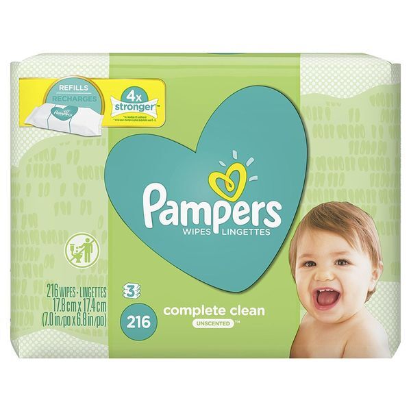 Pampers Toallitas Húmedas Sin Aroma Set 3 Total 216 Unidades