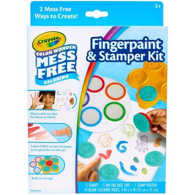 Mess Free - Kit de Fingerpaint & Stamper