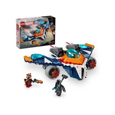 Lego Marvel Cohete Warbird Vs Ronan