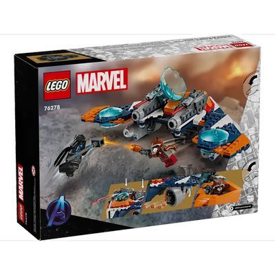 Lego Marvel Cohete Warbird Vs Ronan