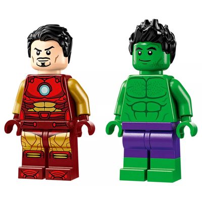 LEGO Marvel Iron Man Con Moto Y Hulk