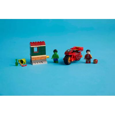 LEGO Marvel Iron Man Con Moto Y Hulk