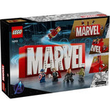 LEGO Marvel Logotipo y Minifiguras