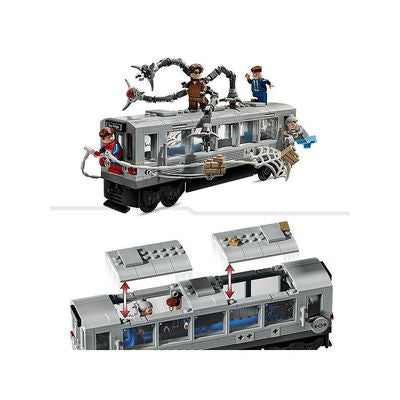 LEGO Marvel - Spider-Man vs. Doc Ock Subway Train Scene