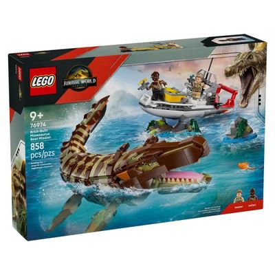 LEGO® Jurassic World - Brick-Built Mosasaurus Boat Mission