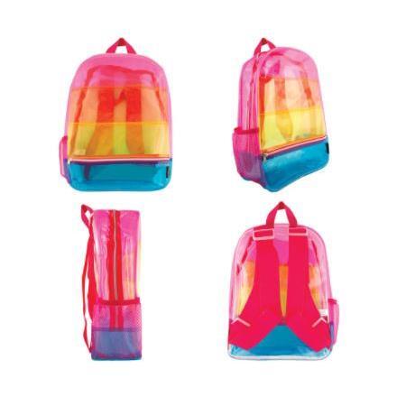 Mochila Transparente Arcoiris