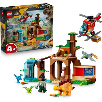 LEGO® Jurassic World - Velociraptor, Stegosaurus & Pteranodo