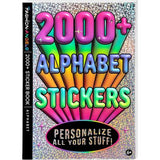 2000+ Libro de Pegatinas Con Alfabeto