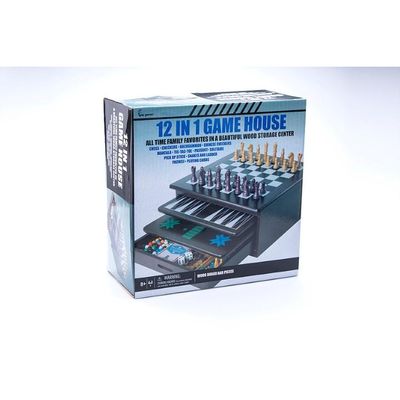 Juego Mesa - 12 en 1 Game House