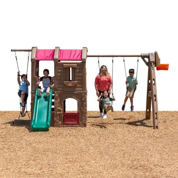 Step2 - Juego Patio - Casita Campo con Columpio