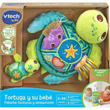 Tortuga y su  Bebe Peluche Text. y Sensacion