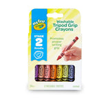 Mis Primeros Crayones Triangular set 8 Unidades Lavabes 2+