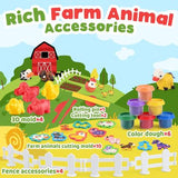 Set de Granja y Animales con Masilla