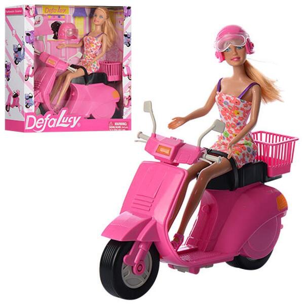 Muñeca Lucy 12pulg Con Su Moto