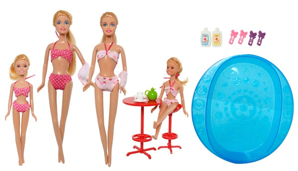 Muñeca 11 Pulg. Lucy Set Piscina