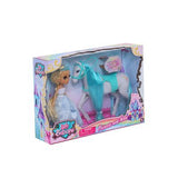 Muñeca Little Bebops 10 pulgadas con Caballo