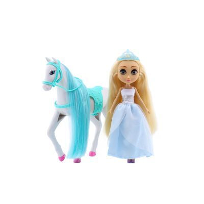 Muñeca Little Bebops 10 pulgadas con Caballo