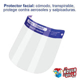 FACE SHIELDS - Protector Para Cara Transp.banda Az