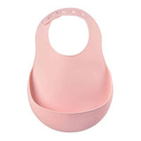 Babero Silicone Color Rose