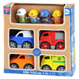 Mini Ruedas Ambulan-Bombe-Policia-Resca
