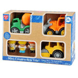 Mini Trio Constru Rodillo-Mezcla-Excavad