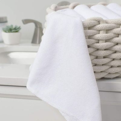 Set de Toallitas 6pc Blancas