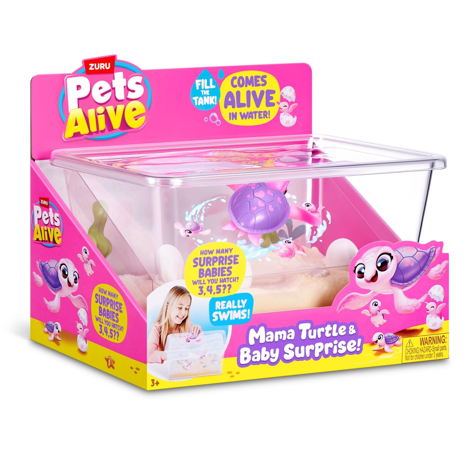 Zuru Pets Alive - Mama Turtle & Baby Surprise