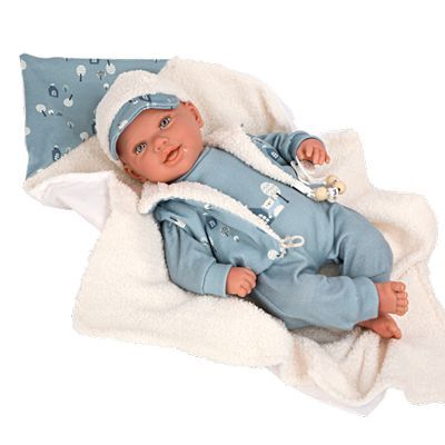 Reborn Bebe 45cms Bruno con Manta