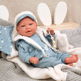 Reborn Bebe 45cms Bruno con Manta