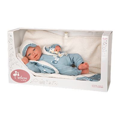 Reborn Bebe 45cms Bruno con Manta