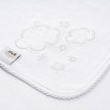 Gasa Bordada Mod Nubes Blanco