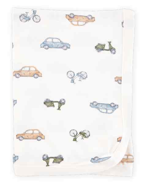 Manta Carros Azul