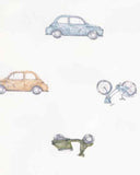 Manta Carros Azul