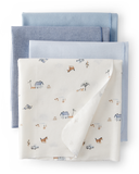 Set de Mantas 4pc Casita Azul