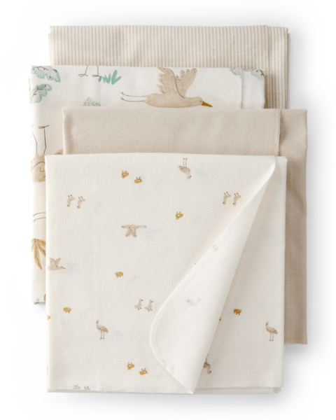 Set de Mantas 4pc Naturaleza