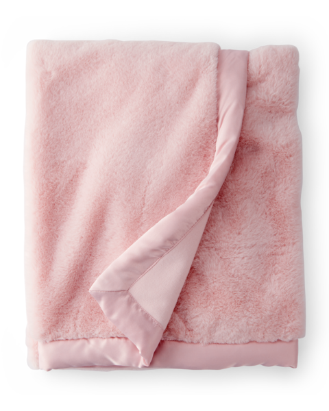 Manta de Felpa para Bebé Rosa