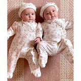 Set Pijama y Gorro Niña Floral