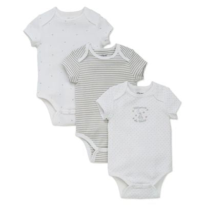 Set de Body 3PC Unisex Blanco Print