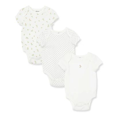 Set de Body 3PC Blanco Niñas Ivory