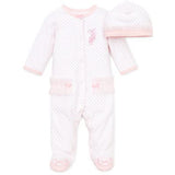 SET DE PIJAMA Y GORRO BALLERINA