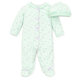 Set Pijama y Gorro Niña Verde