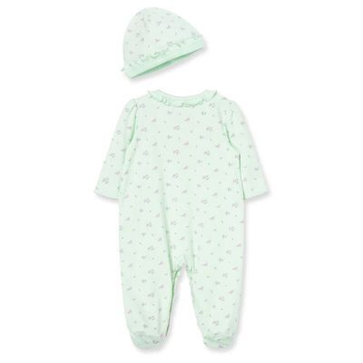 SET DE PIJAMA Y GORRO PETITE ROSE