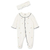 Set Pijama y Lazo Niña Polka Dots