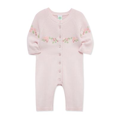 Enterizo Tejido Rosa Floral