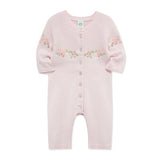 Enterizo Tejido Rosa Floral