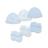 Set de Gorro y Guante Niños Azul